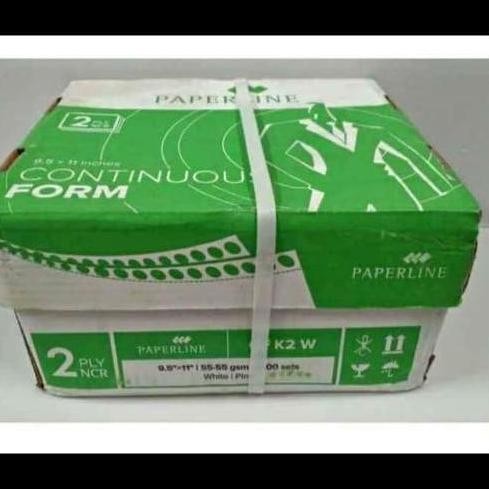 

TERBARU - Kertas Komputer Continuous From 2 PLY WARNA 9.5 X 11 PAPERLINE