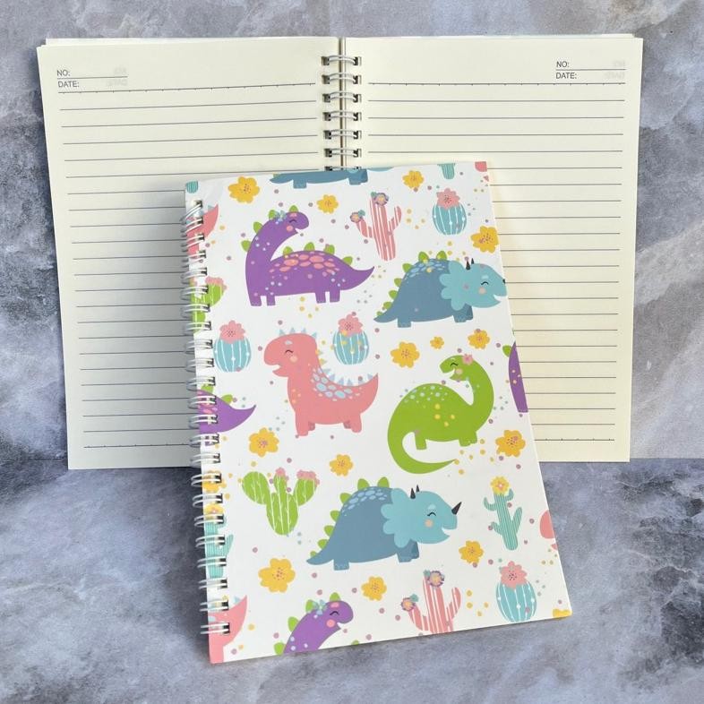 

Buku Ring A5 Karakter Dino Dinosaurus Notes Binder Tulis Karakter Lucu Tulis Trending