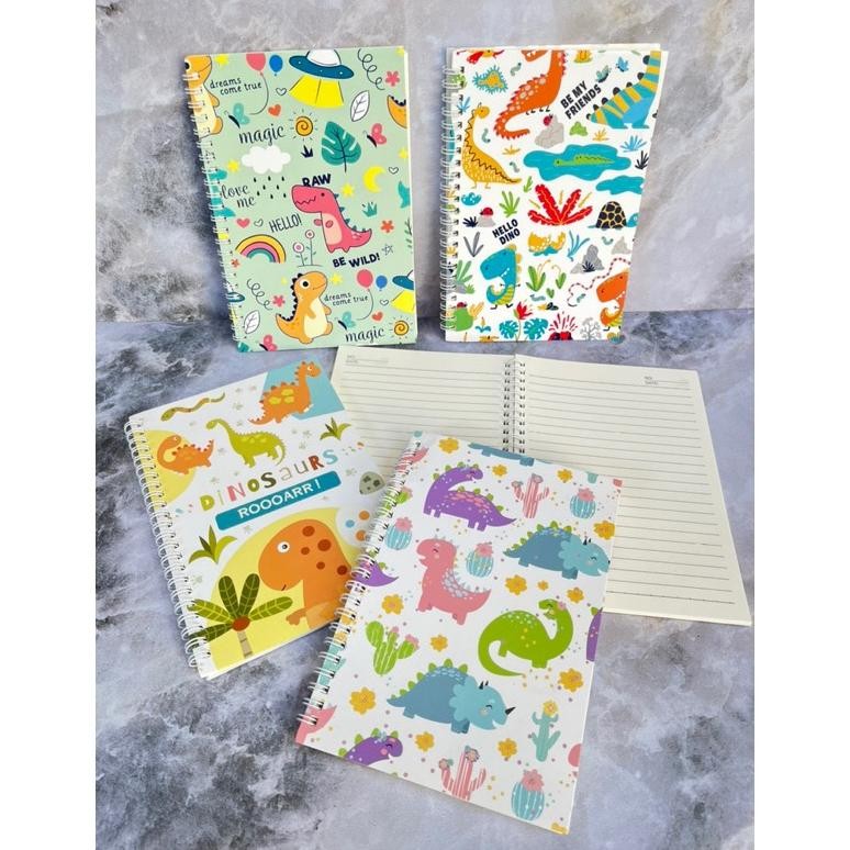 

Buku Ring A5 Karakter Dino Dinosaurus Notes Binder Tulis Karakter Lucu Tulis Trending