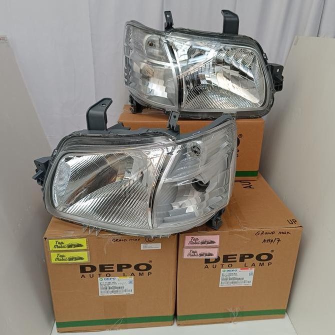 HEAD LAMP LAMPU BESAR GRAND MAX GRANMAX 2009 211-1135 - RD MERK DEPO ORIGINAL DAN TERPERCAYA