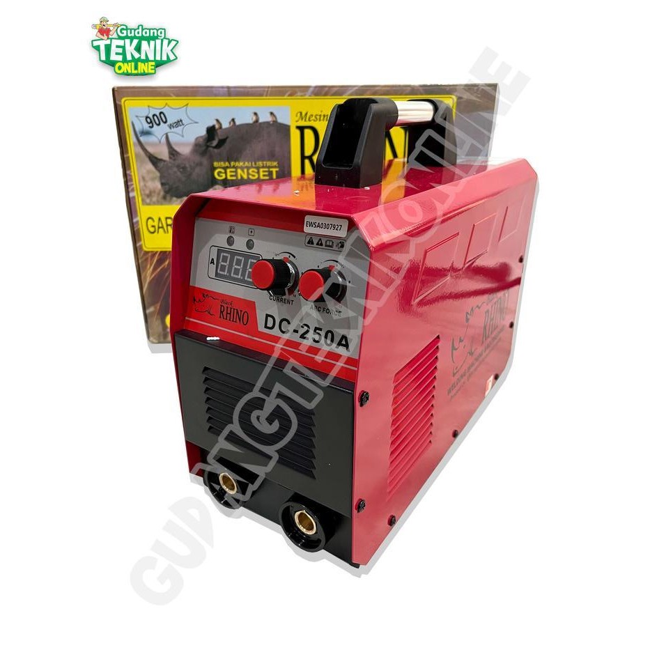 Mesin Trafo Las Rhino 250A / Inverter Rhino 250 A 1 Phase Digital Igbt Original Dan Terpercaya