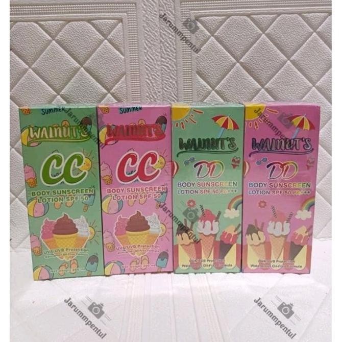 TERBARU - DD Walnut Body Sunscreen Lotion SPF50 PA+++ - DD Body Sunscreen Lotion