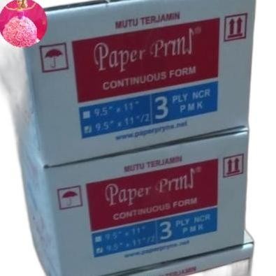 

BEBAS ONGKIR - Continuos Form 3Ply Full 91/2 x 11 SJ /Kertas Continuos Form 3Ply Full