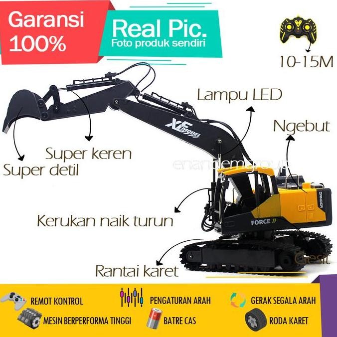 Mainan Mobil Remot Kontrol RC Beko XF Model Excavator Truk Engineering 7 Fungsi [terbaik]