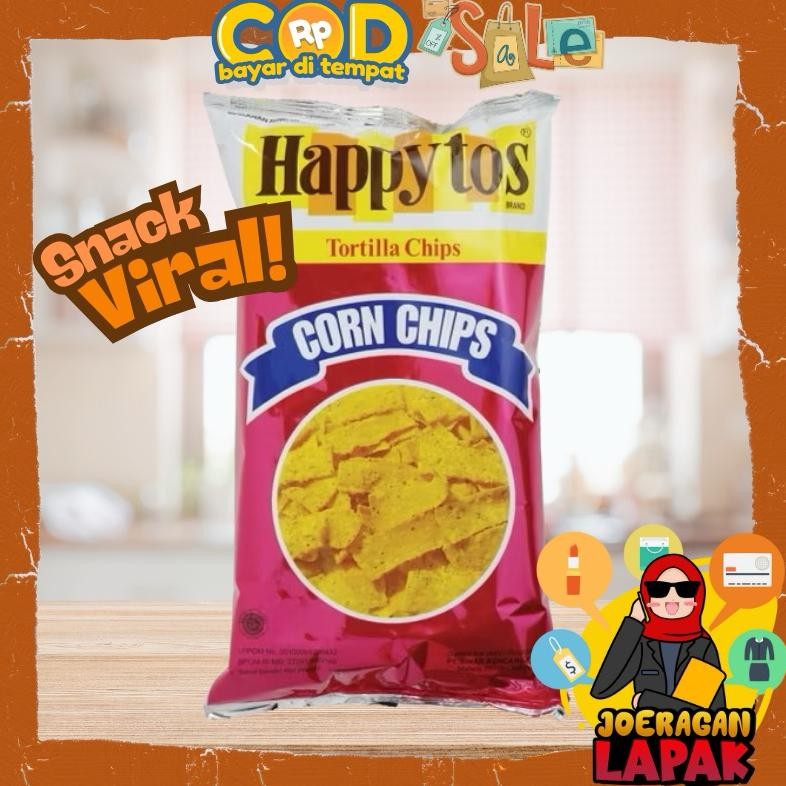 

Happy Tos Merah Viral - Corn Chips Snack Jajan Jagung Murah Grosir Ready Stok