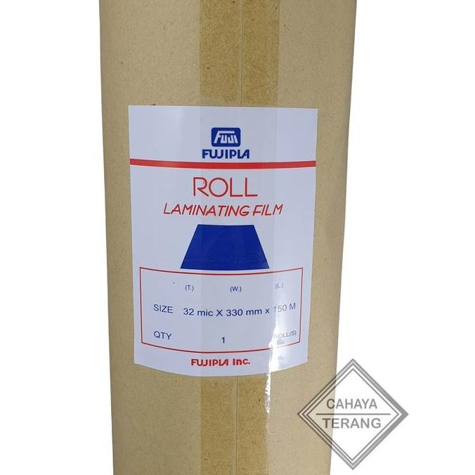 

TERBARU - Plastik Laminating Roll Glossy Merk Fujipla Ukuran 330mm x 150M