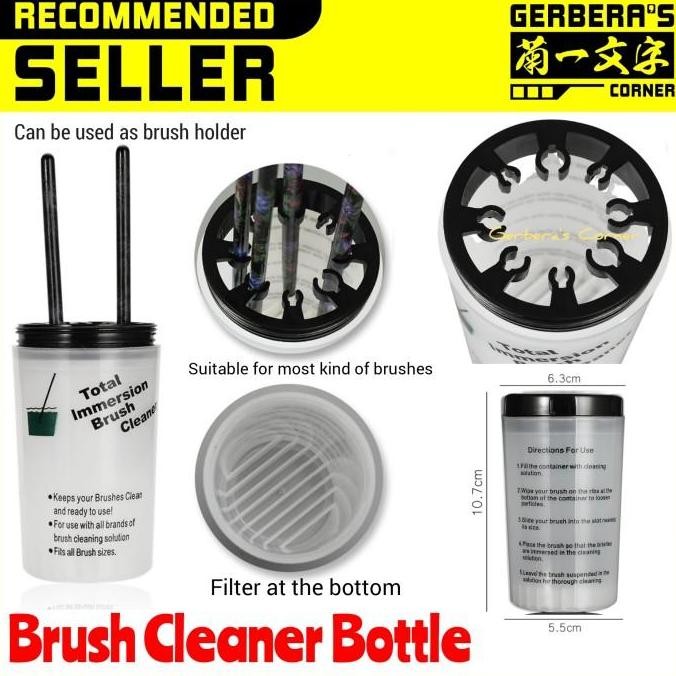 

Sale Brush Cleaner Bottle Brush Washer Brush Holder Pembersih Kuas Cat