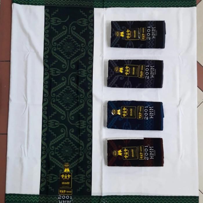 Sarung Samarinda Hmm/Sarung Hmm Super Polos Putih