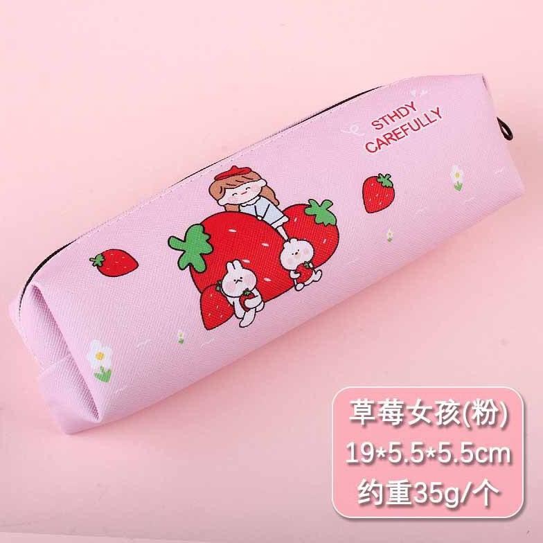 

Tempat/Kotak Pensil Strawberry Karakter Lucu Case Tepak Resleting Terlaris