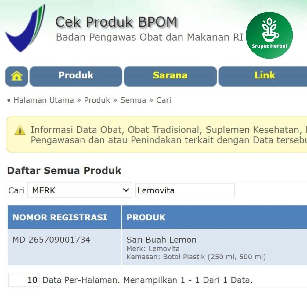 

Ready_Stock_Cod Bpom 500Ml Lemovita Sari Lemon 100% Murni Fresh Jus Sari Lemon Diet Alami Sehat Murni Murah Sruput Herbal Segar Sari Jeruk Lemon Beorganik Hikari Tru-63