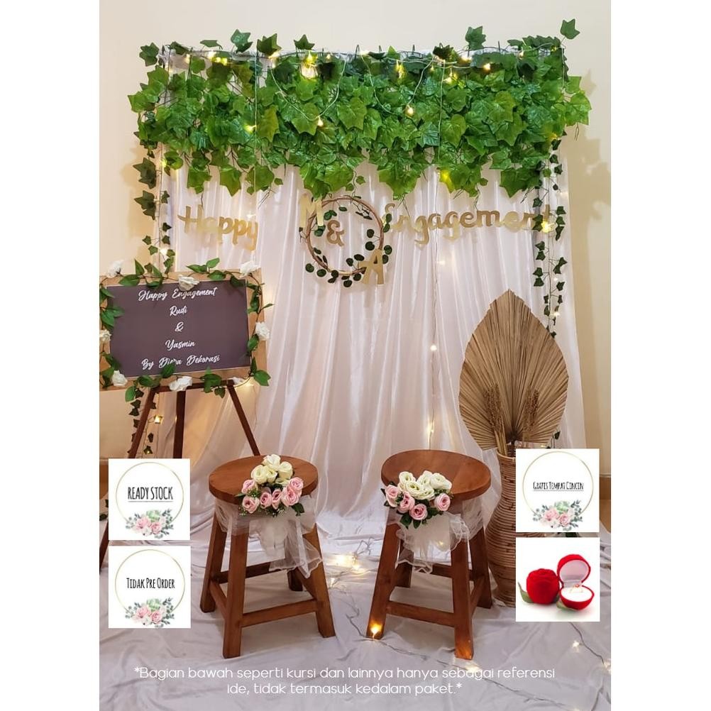 Paket photobooth lamaran nikahan lengkap / dekorasi lamaran / dekorasi tunangan / dekorasi aqiqahan