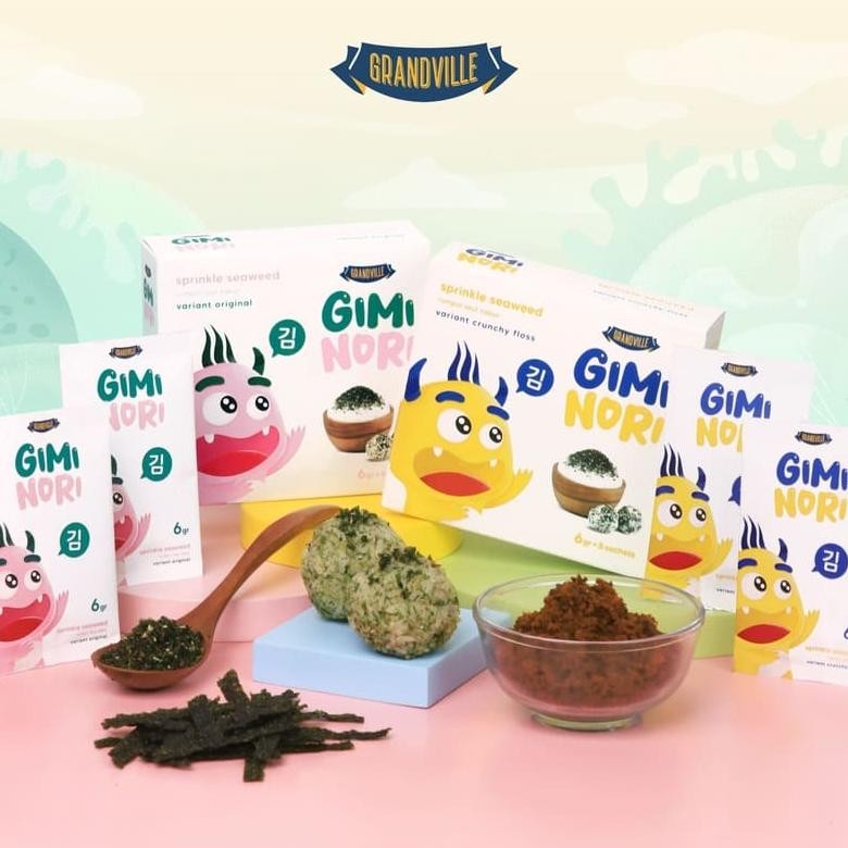

Ready_Stock_Cod Grandville Gimi Nori Rumput Laut Tabur Floss Single Pack Do86