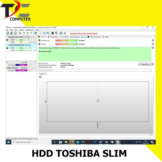 (Expert) Hardisk HDD 2.5 Inch 500GB Sata SLIM LAPTOP