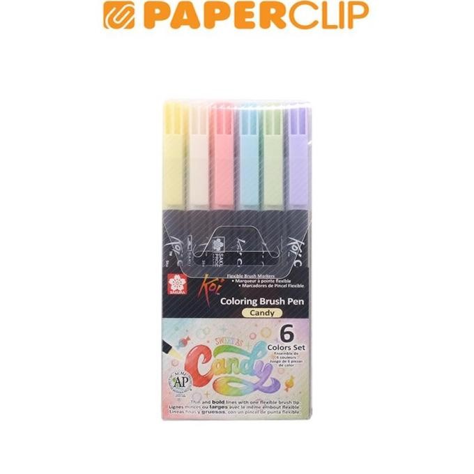 

Sale Brush Pen Sakura Koi Set 6 Xbr-6H Candy