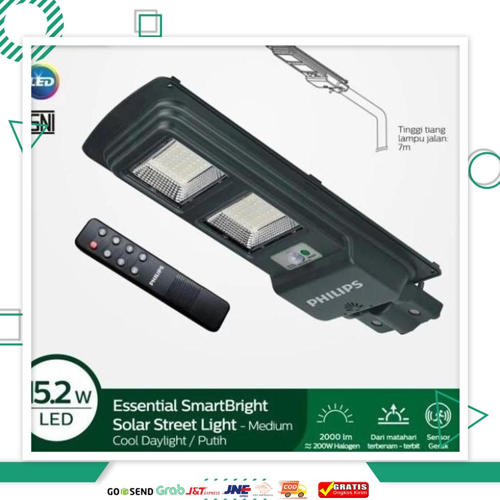 Philips Lampu Jalan Pju Solar Tenaga Surya Brc 010 20/765