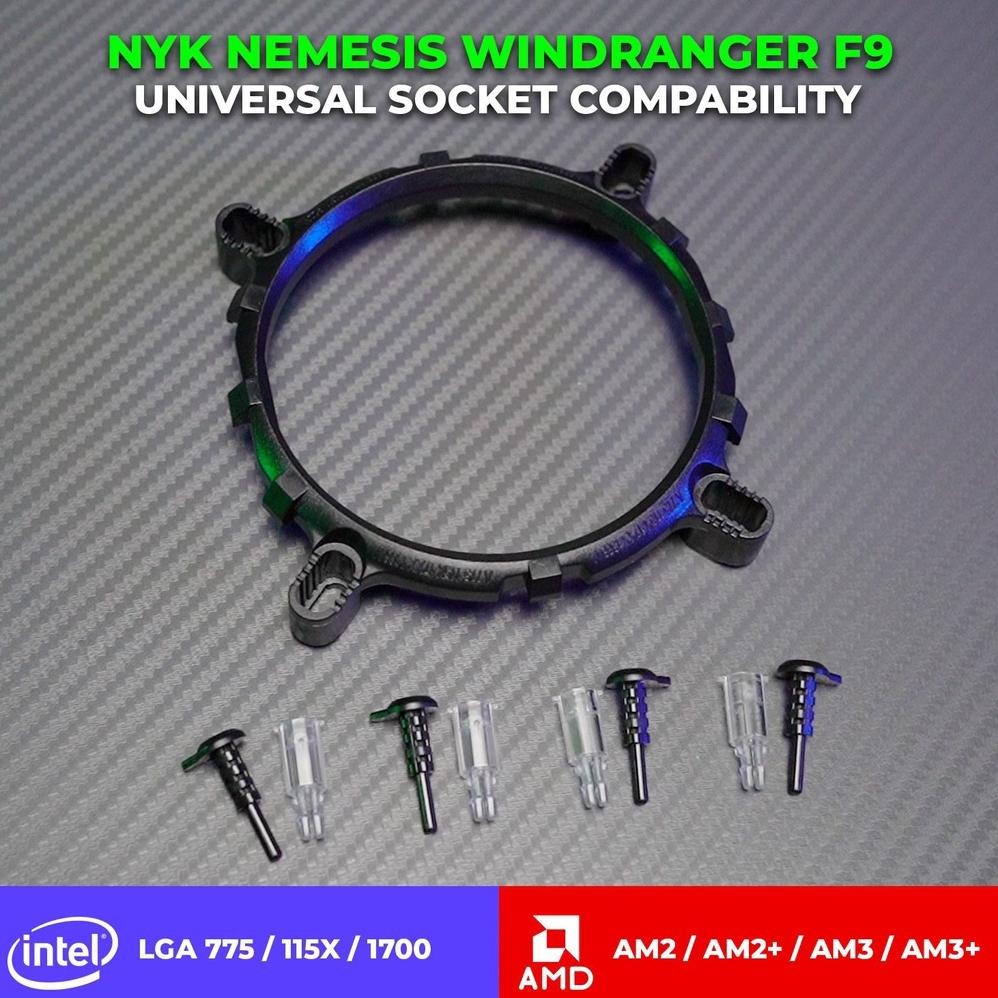 NYK Nemesis Windranger F9 Fan Processor 9cm Single Fan RGB