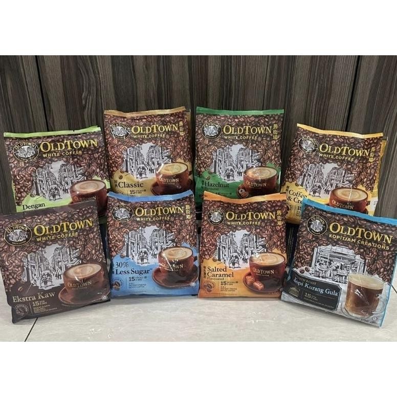 

Cod Oldtown / Old Town White Coffe All Varian | Hazelnut | Cane Sugar | Creamer | Classic | Salted | Less Sugar | Tebu | Extra Rich | Smooth Roast Na-138