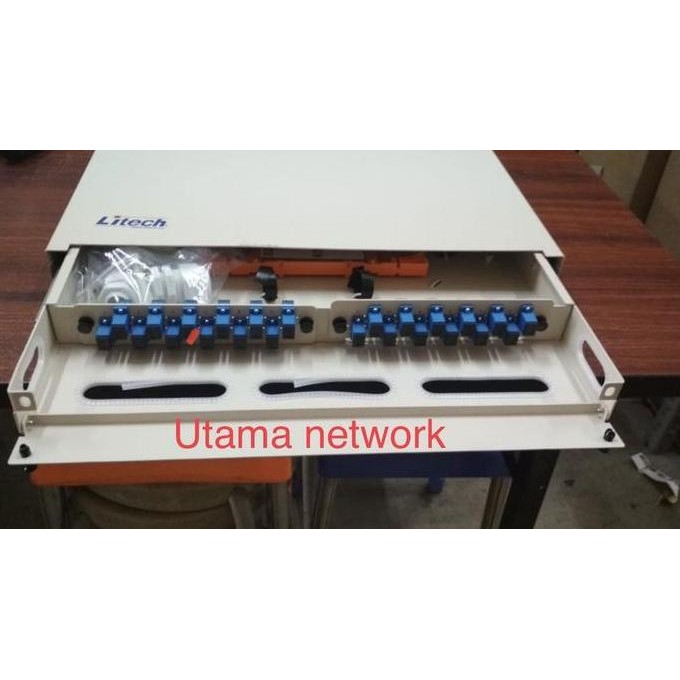 Litech Otb 24 Core (Rack Mounted) Include Pigtail Sc/Pc 24Pcs New Stok