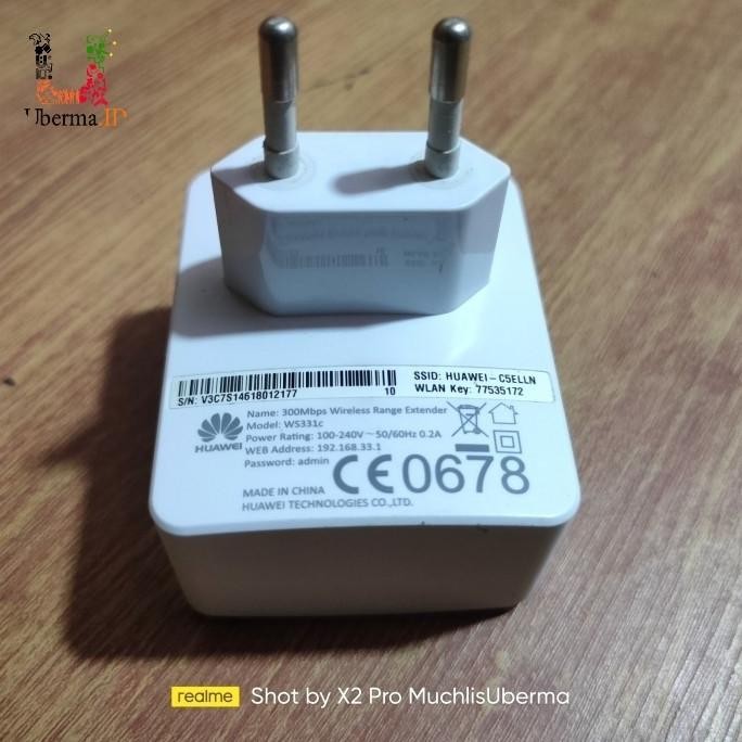 Huawei Ws331C Wireless Range Extender 300Mbps Repeater Penguat Wifi New Stok