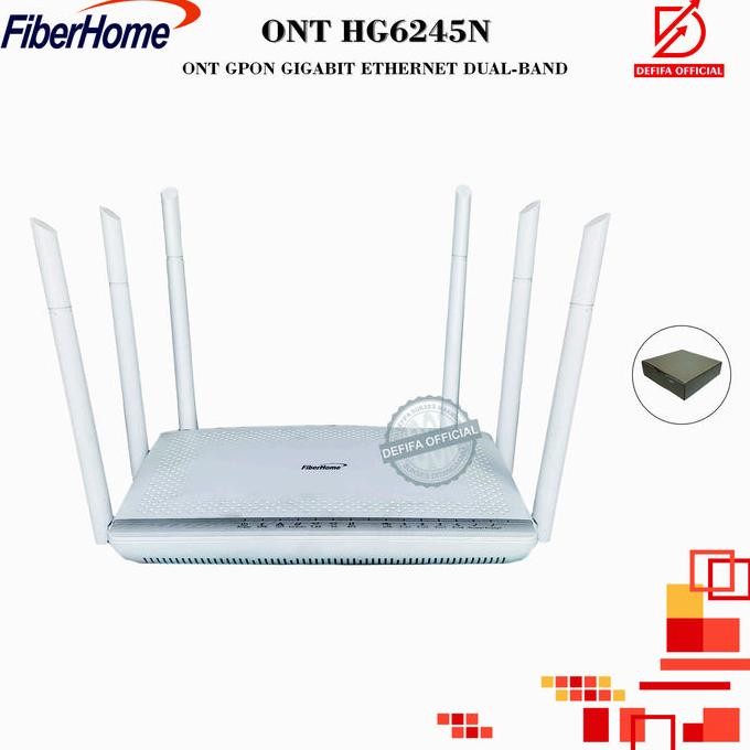 Modem Ftth Router Wireless Wifi Fiberhome Hg6245N Gpon Ont Onu New Stok