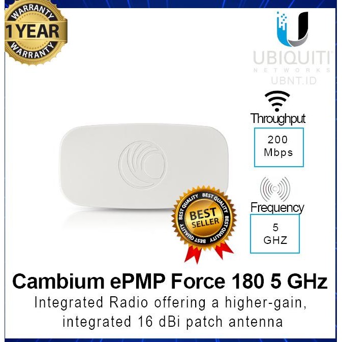 Cambium Epmp Force 180 Subscriber Module 5 Ghz New Stok