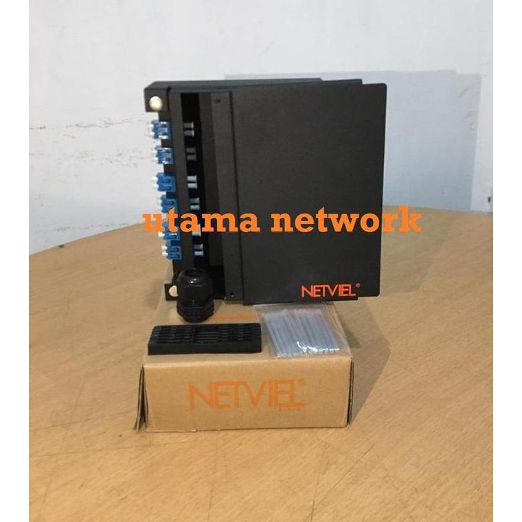 Netviel Otb Indibox Dinrail 12 Port Lc Singlemode New Stok