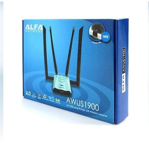 Alfa Awus1900 Wireless Adapter 1900Mbps Dual Band New Stok