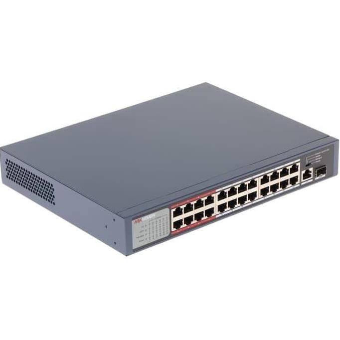 Hikvision Ds-3E0326P-E/M Poe Switch Hub 24+2 Resmi New Stok
