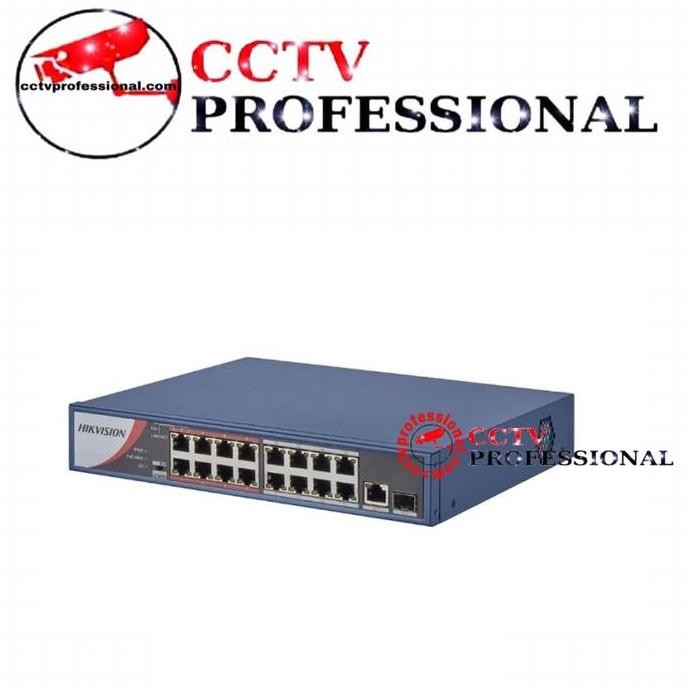 Switch Poe Hikvision 18 Port Poe New Stok