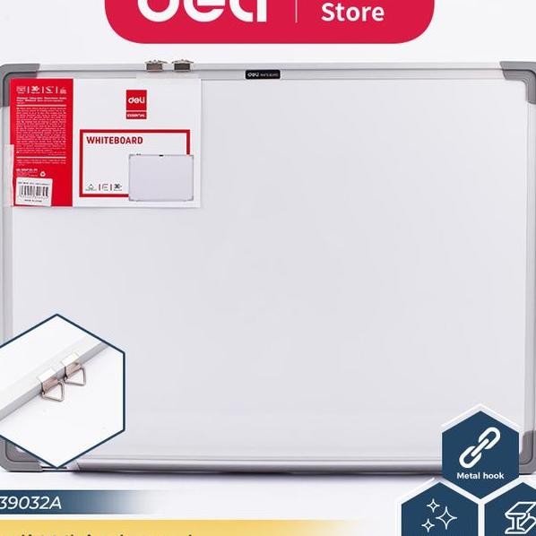 

Deli Papan Tulis Putih Gantung Magnetik Ukuran 45 X 60 Cm E39032A