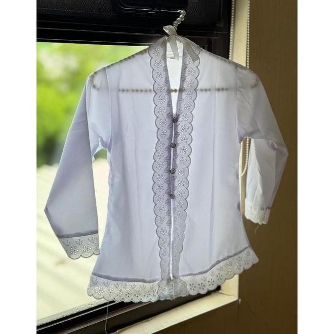 Kebaya Encim Anak Sekolah TK SD SMP SMA Kebaya Anak Perempuan Muslim Kebaya Sunda Skolah Motif Tunas