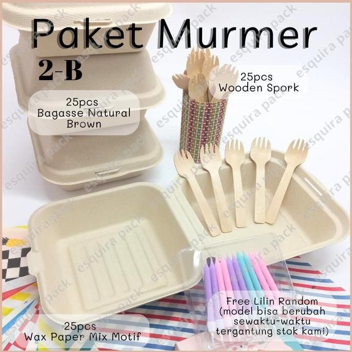 

JH8 Paket Korean Bento Cake MURAH MERIAH / Paket 1 & 2 / 25 PCS