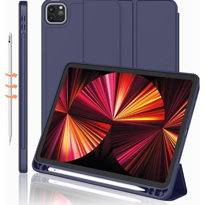 Case ipad pro M1 2021 11 inch 12.9 inch book cover casing ipad