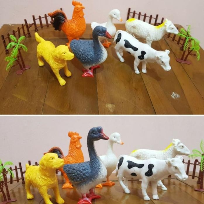 Mainan Farm Animal Set Unggas Dan Ternak
