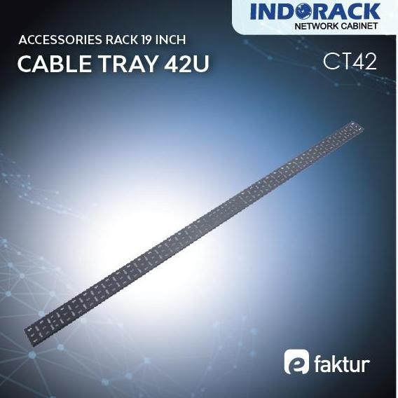 Ct42 - Cable Tray 42U - Indorack New Stok
