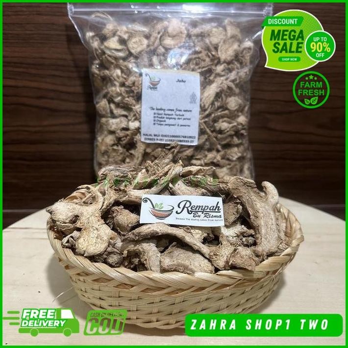 

JAHE KERING EMPRIT 100 GRAM - JAHE IRIS SPICES HERBAL BAHAN GRATIS ONGKIR