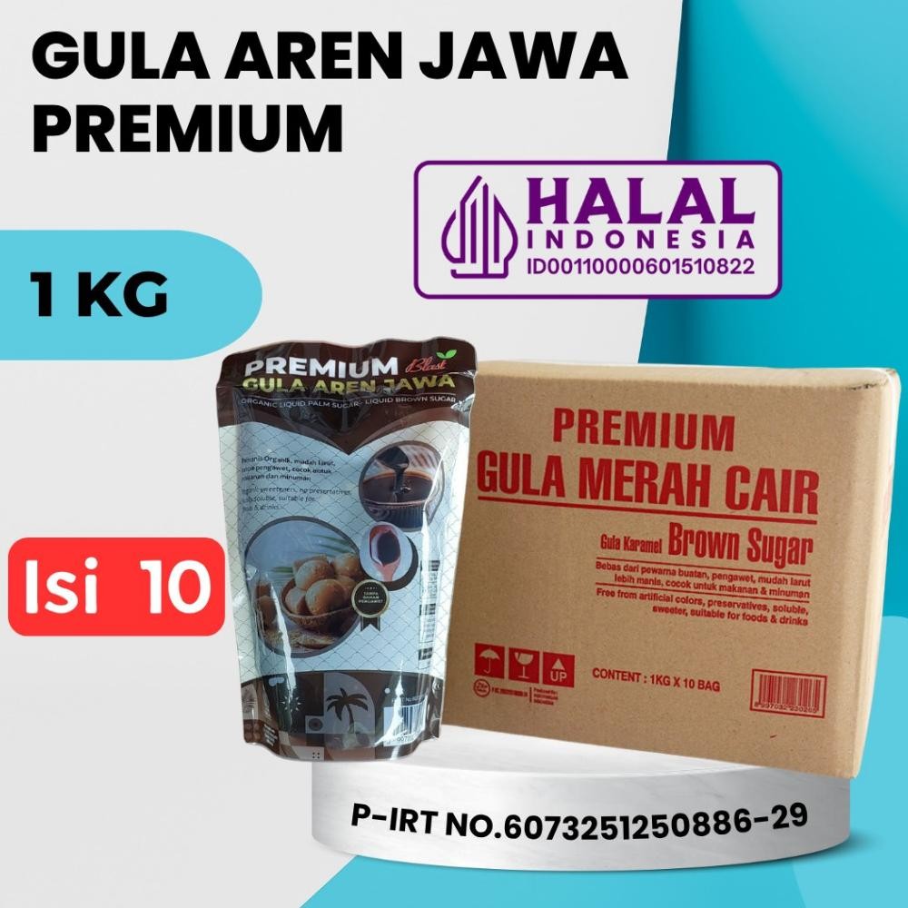 

GULA JAWA AREN 10 KG - Gula Aren Cair / Brown Sugar Kemasan 1 DUS SV13