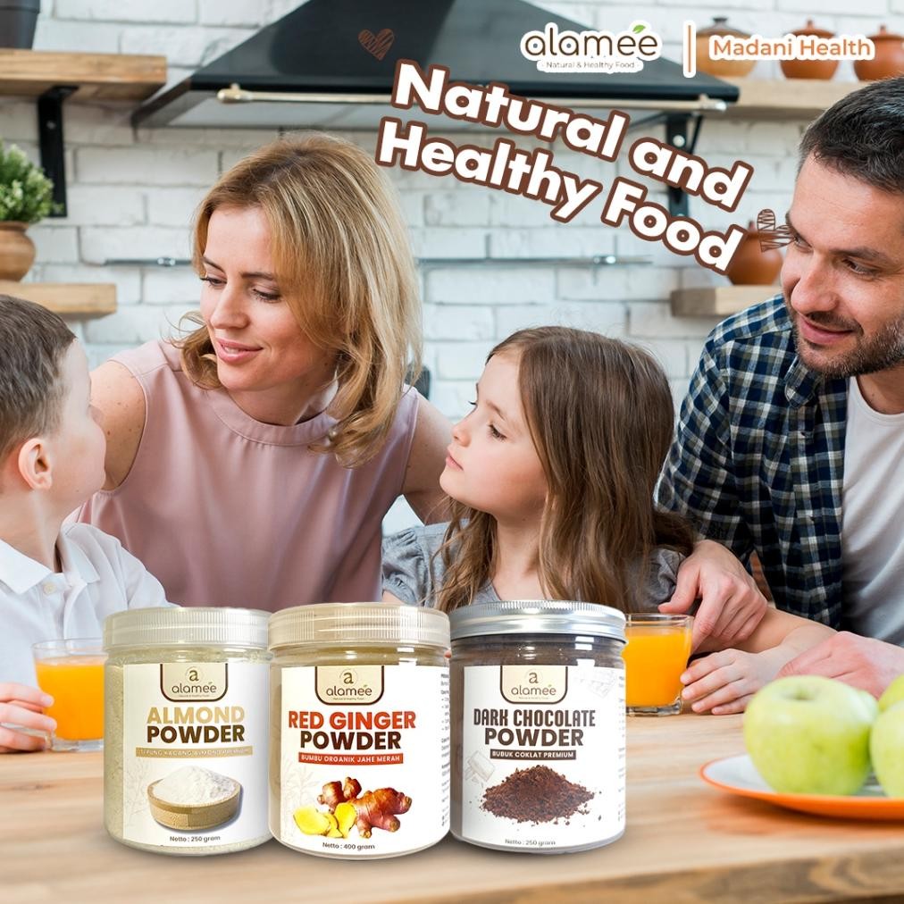 

ALAMEE Tepung Almond Bubuk Almond Powder Almond Flour Tanpa Campuran Gluten FREE 250gr SV13