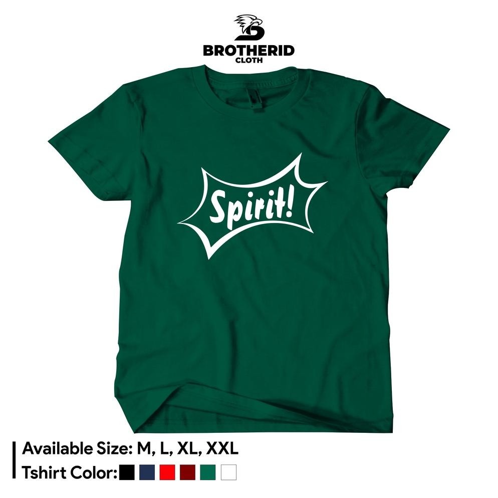 Promo Kaos Spirit Plesetan Logo Sprite Dipakai Andre Taulany Baju Distro Combed 30S