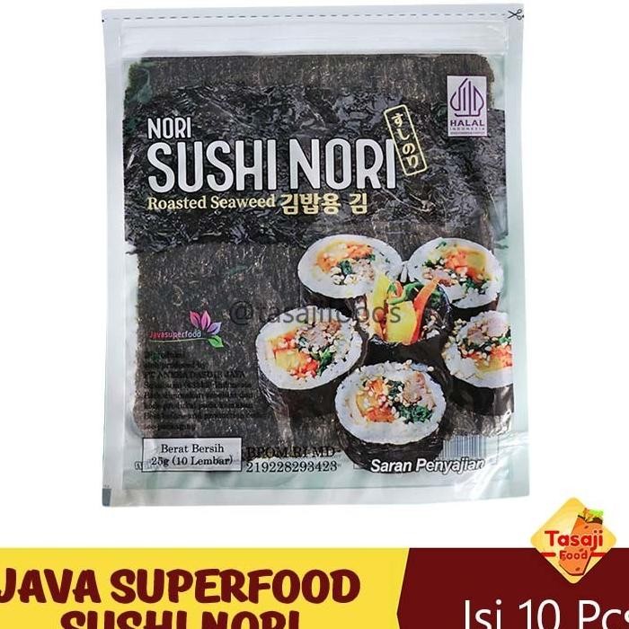 

Java Food Sushi N Putih Isi 10 Lembar