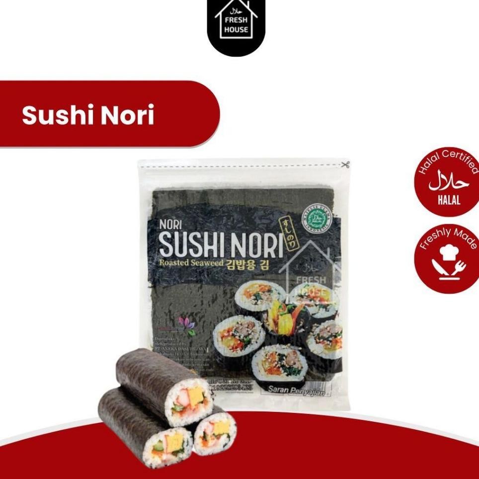 

Sushi N Rumput Laut Roasted Seaweed 10Lembar