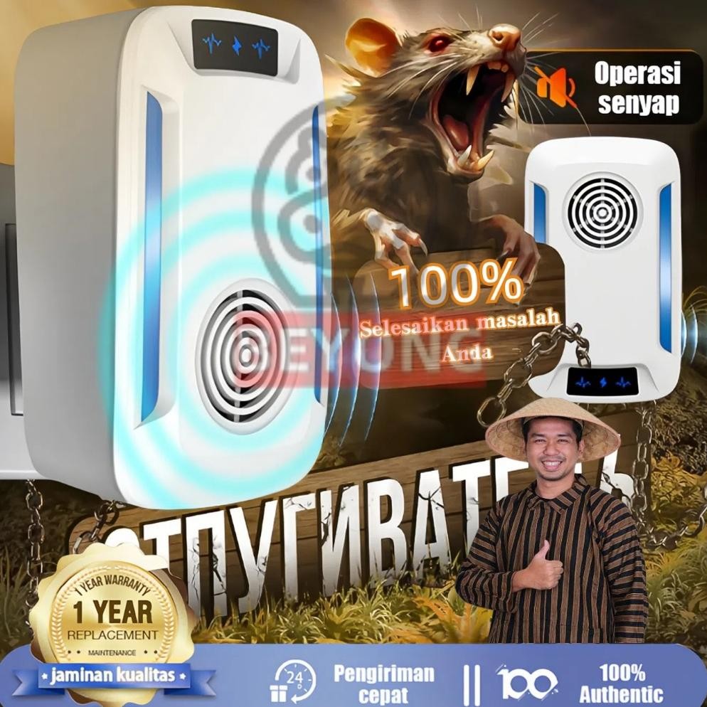 TERLARIS 2025 malam pengusir tikus ultrasonik pengusir tikus nyamuk laba-laba pengusir hama ultrason