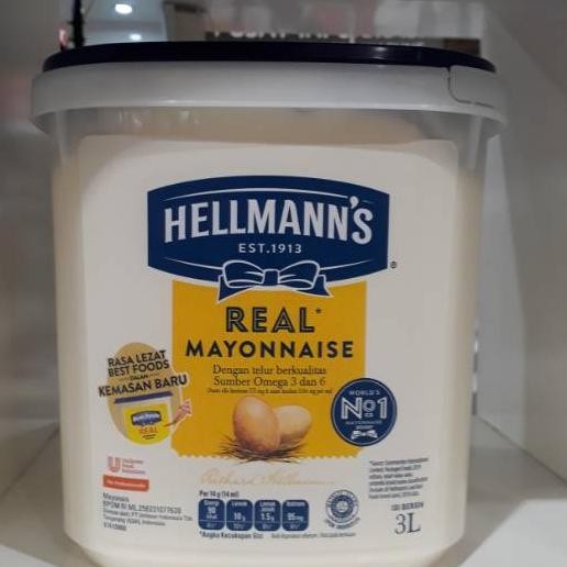 

Hellmanns Real Mayonnaise 3 Liter