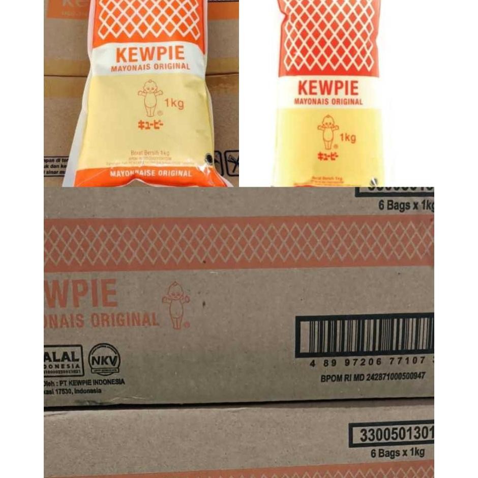

Paket 1 Dus Kewpie Mayonnaise 1Kg Isi 6 Pcs