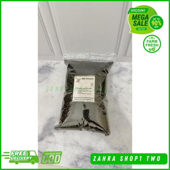 

WIJEN HITAM BLACK SESAME SEED PILIH VARIAN BERAT - REMPAH BU RISMA BEST SELLER