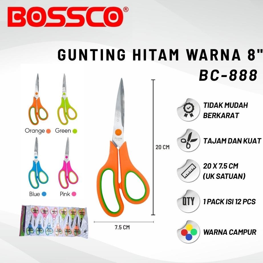 

Gunting Scissors Bossco Bc888 1 Lembar 12 Pcs
