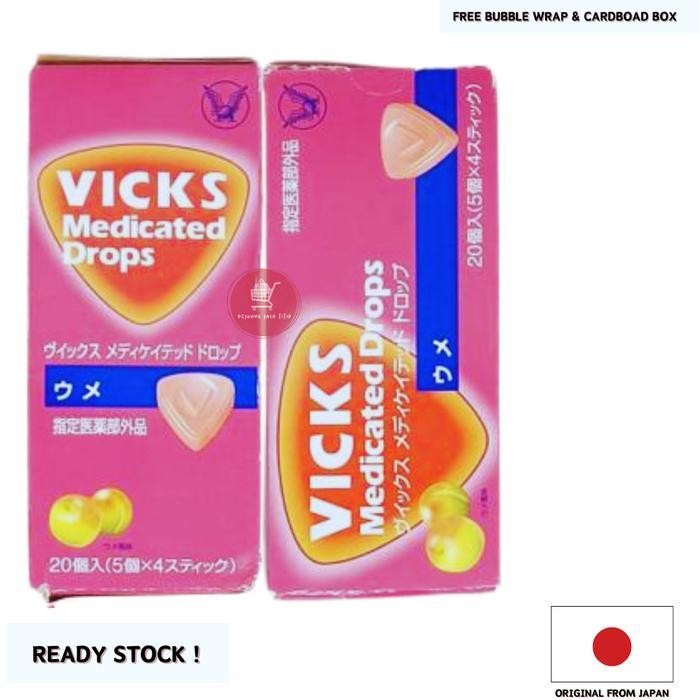 

Taisho Vicks Drops Medicated / Permen Tenggorokan / Throat Candy Japan Gratis Ongkir