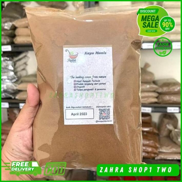 

KAYU MANIS BUBUK MURNI 250 GRAM TERBAIK