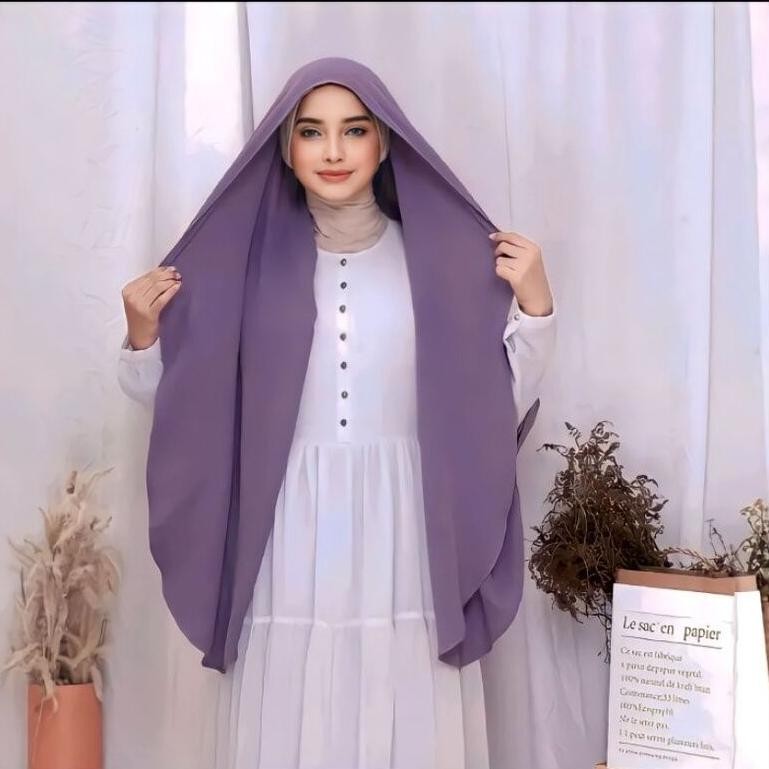 --PASHMINA OVAL CURVE CRINKLE AIRFLOW/HIJAB PASHMINA OVAL JUMBO/PASHMINA CRINKLE SIZE XL SV9