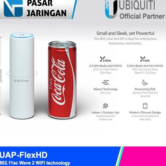 Ubiquiti Uap-Flexhd Unifi Ap Flex Hd 802.11Ac Wave 2 Wifi Technology New Stok